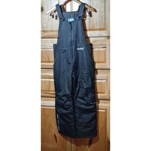 BenBoy Boys Snow Bibs – Youth Large Black | Waterproof & Insulated